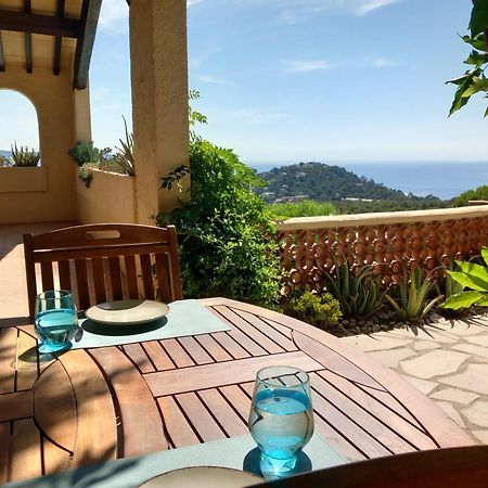 4-Star Private Villa With Heated Pool And Panoramic Sea View At Gulf De Saint Tropez Кавалер-сюр-Мер Экстерьер фото