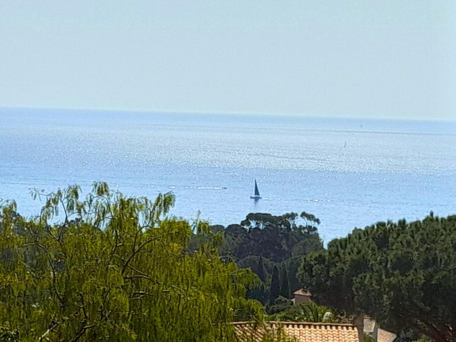 4-Star Private Villa With Heated Pool And Panoramic Sea View At Gulf De Saint Tropez Кавалер-сюр-Мер Экстерьер фото
